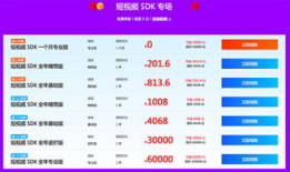 短视频sdk价格,性价比之选大揭秘